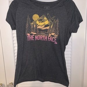The North Face shirt and slim fit.